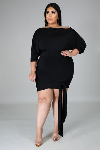 Come through Amie Dress -Black